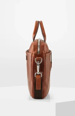 Aktentasche Loreto Pandion in Cognac-Braun