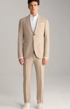 Anzug Damon-Gun in Beige strukturiert