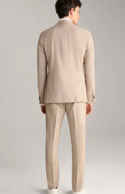 Anzug Damon-Gun in Beige strukturiert