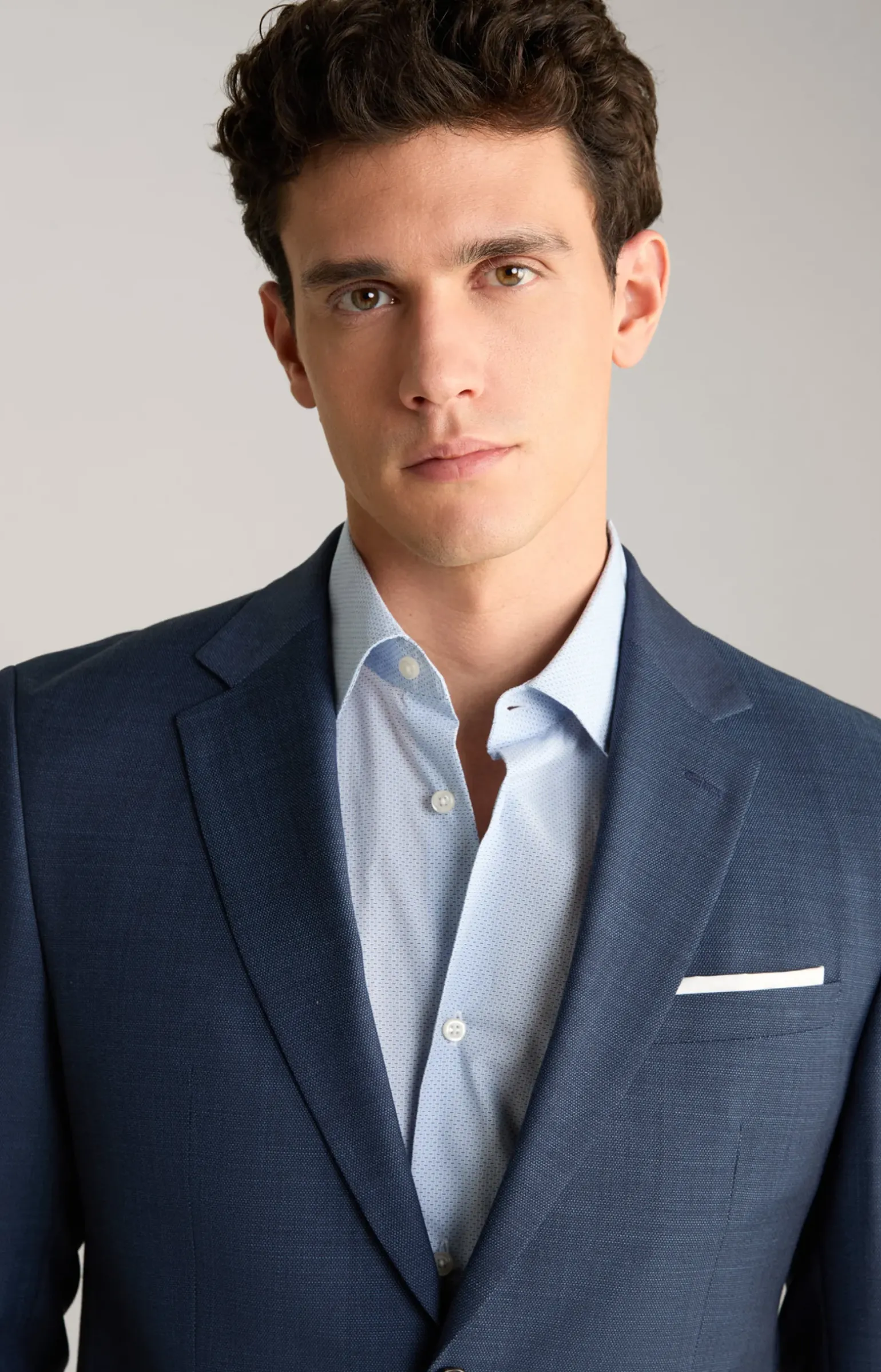 Anzug Damon-Gun in Dunkelblau strukturiert