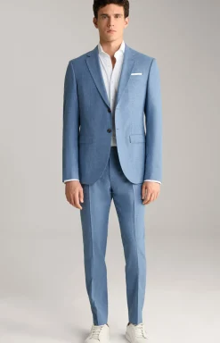 Anzug Damon-Gun in Hellblau strukturiert