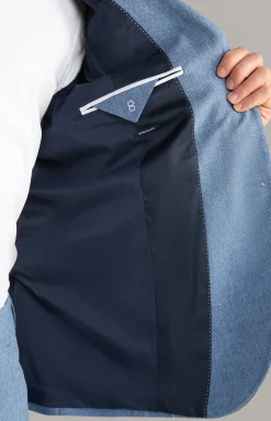 Anzug Damon-Gun in Hellblau strukturiert