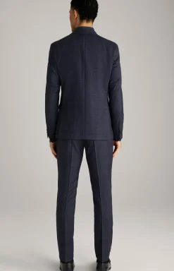 Anzug Damon-Gun in Navy kariert