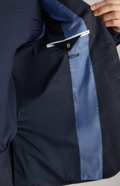 Anzug Damon-Gun in Navy kariert