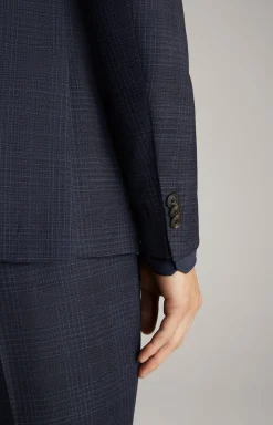 Anzug Damon-Gun in Navy kariert