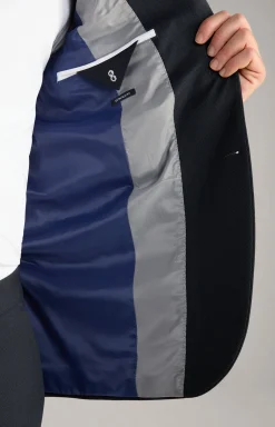 Anzug Damon-Gun in Navy meliert