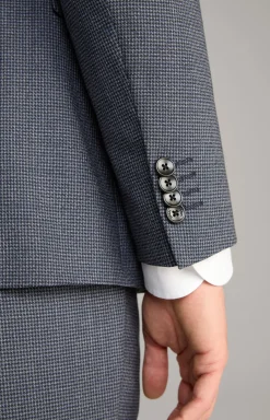 Anzug Finch-Brad in Dunkelblau gemustert