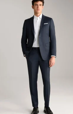 Anzug Finch-Brad in Navy strukturiert