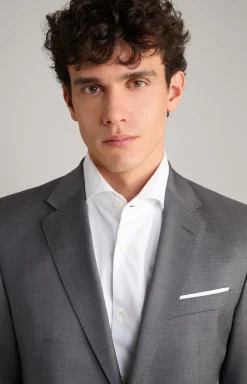 Anzug Herby-Blayr in Anthrazit strukturiert