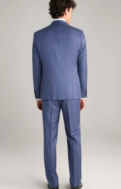Anzug Herby-Blayr in Blau strukturiert