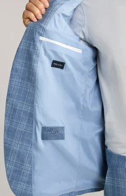 Anzug Herby-Blayr in Blau kariert