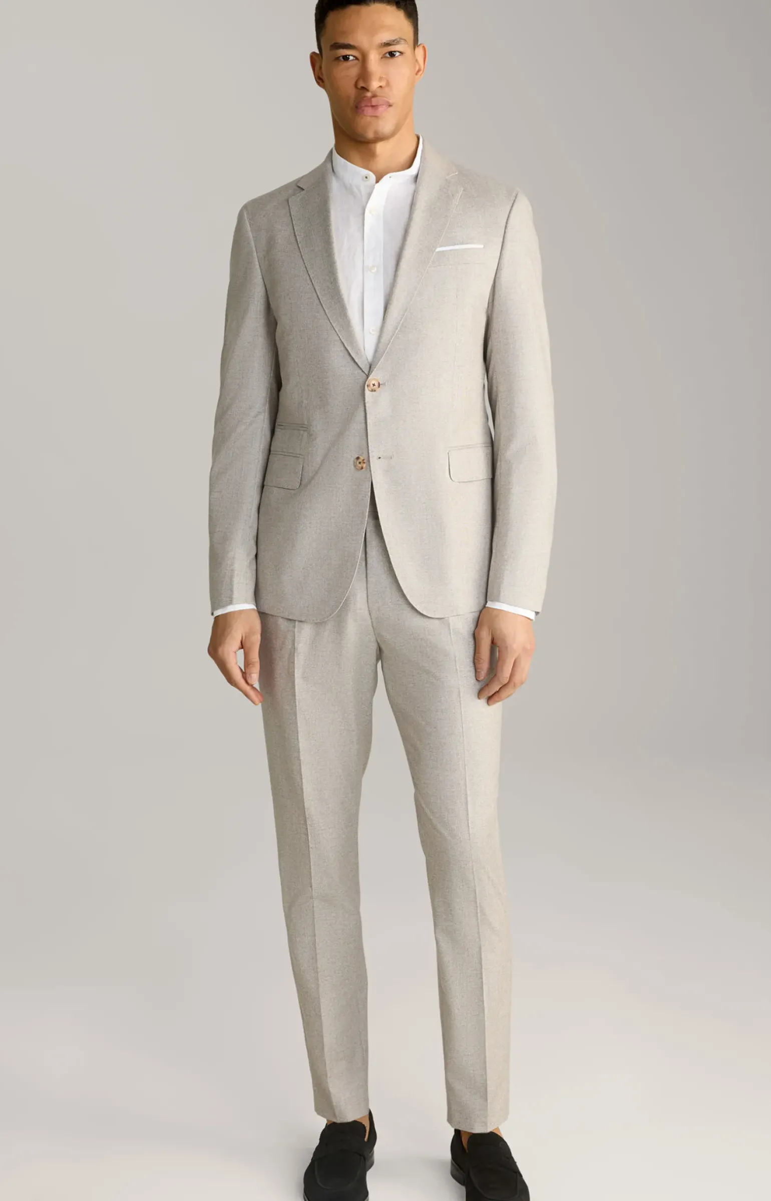 Anzug Howlin-Bennet in Hellbeige meliert