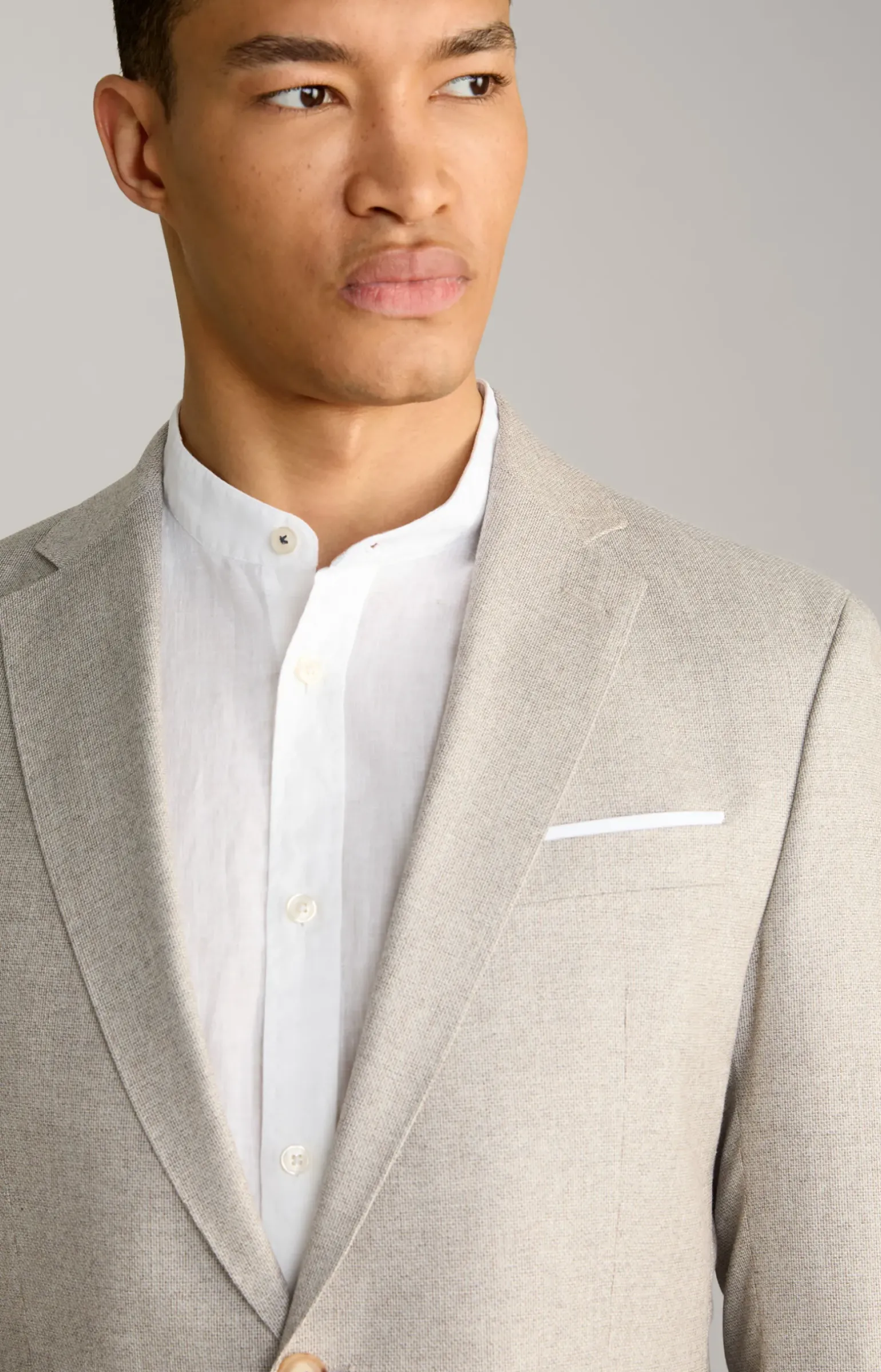 Anzug Howlin-Bennet in Hellbeige meliert