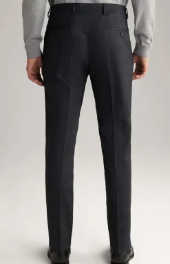 Anzughose Gun in Dunkelblau kariert