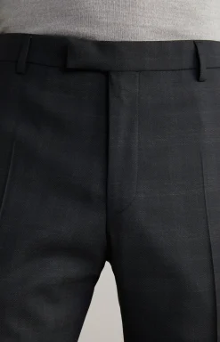 Anzughose Gun in Dunkelblau kariert