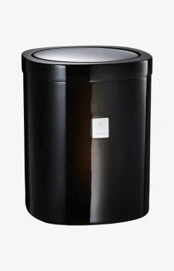 Badeimer mit Schwingdeckel Crystal Line in Anthrazit