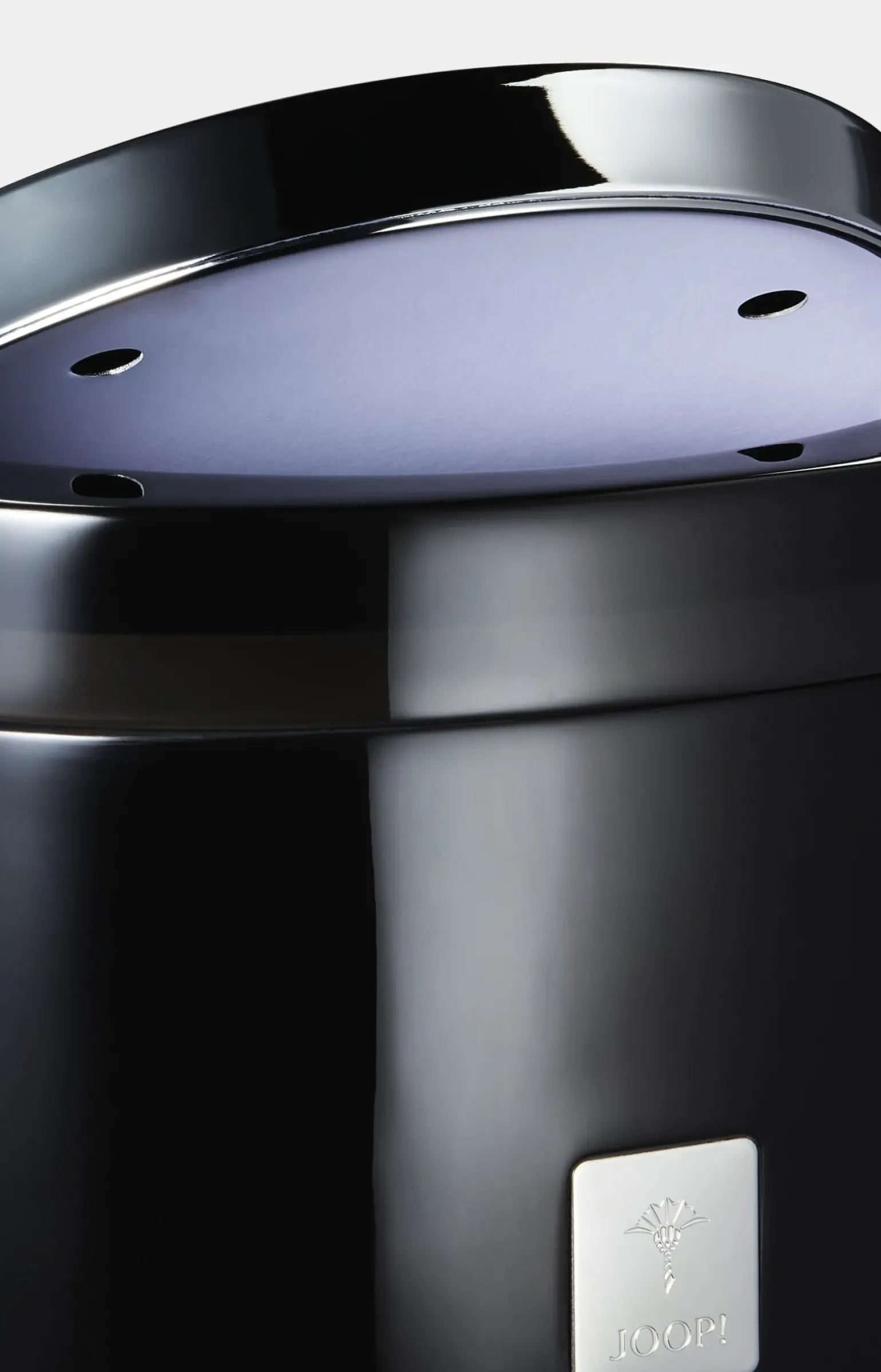 Badeimer mit Schwingdeckel Crystal Line in Anthrazit