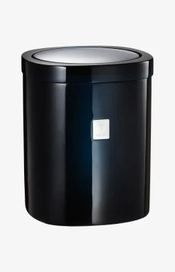 Badeimer mit Schwingdeckel Crystal Line in Dunkelblau