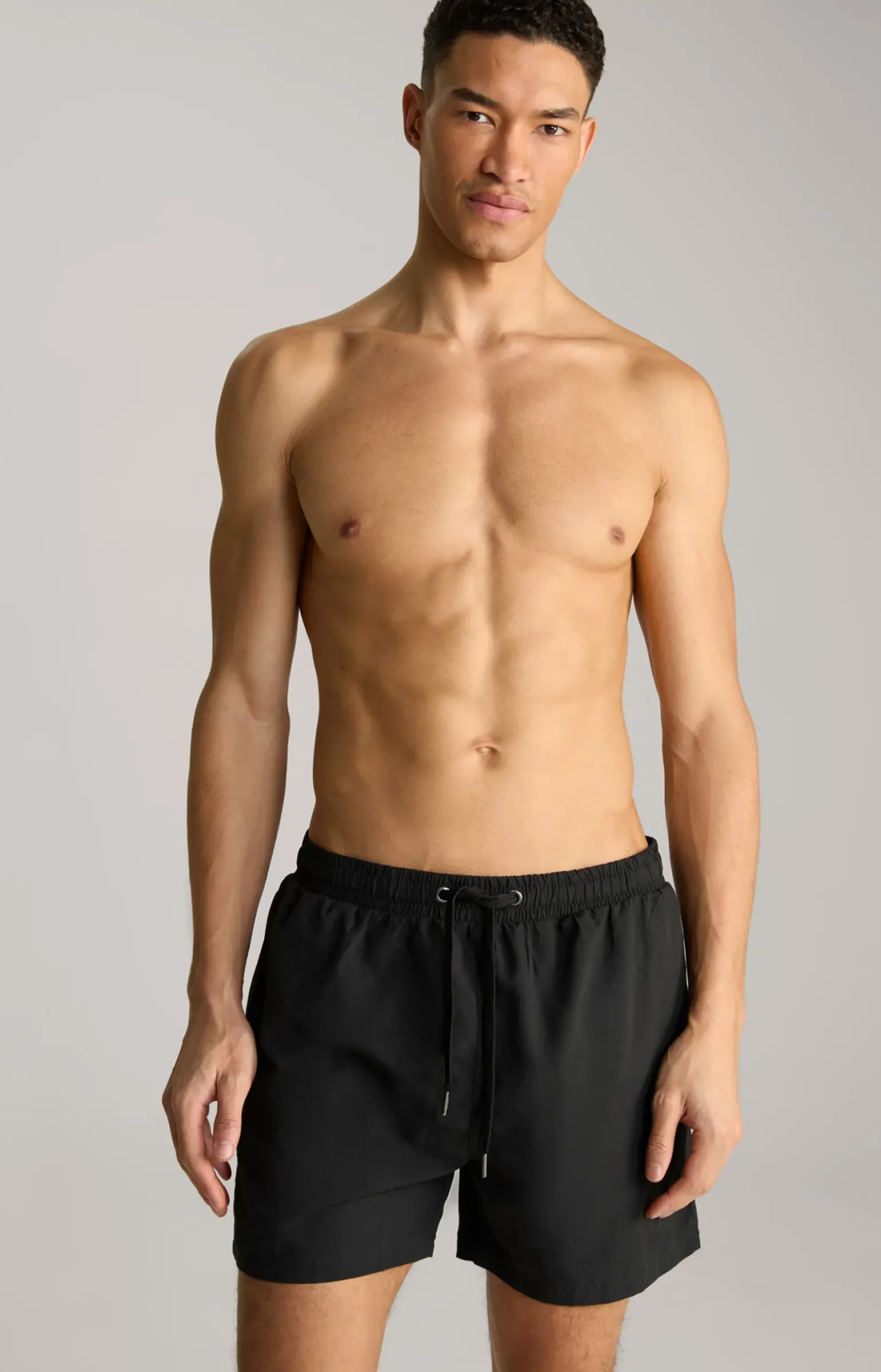 Badeshorts South Beach in Schwarz