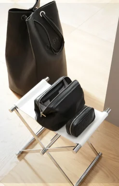 Badhocker Chromeline, Weiß