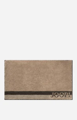 Badteppich JOOP! Logo Stripes in Sand, 70 x 120 cm