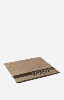 Badteppich JOOP! LOGO STRIPES in Sand, 50 x 60 cm