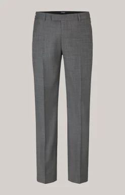 Baukasten-Anzughose Brad in Anthrazit strukturiert