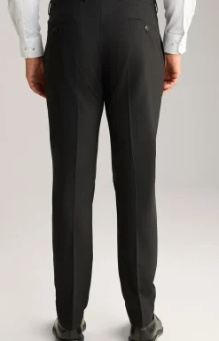 Baukasten-Anzughose Gun in Schwarz gemustert