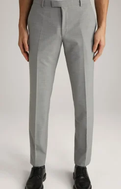 Baukasten-Hose Blayr in Grau strukturiert