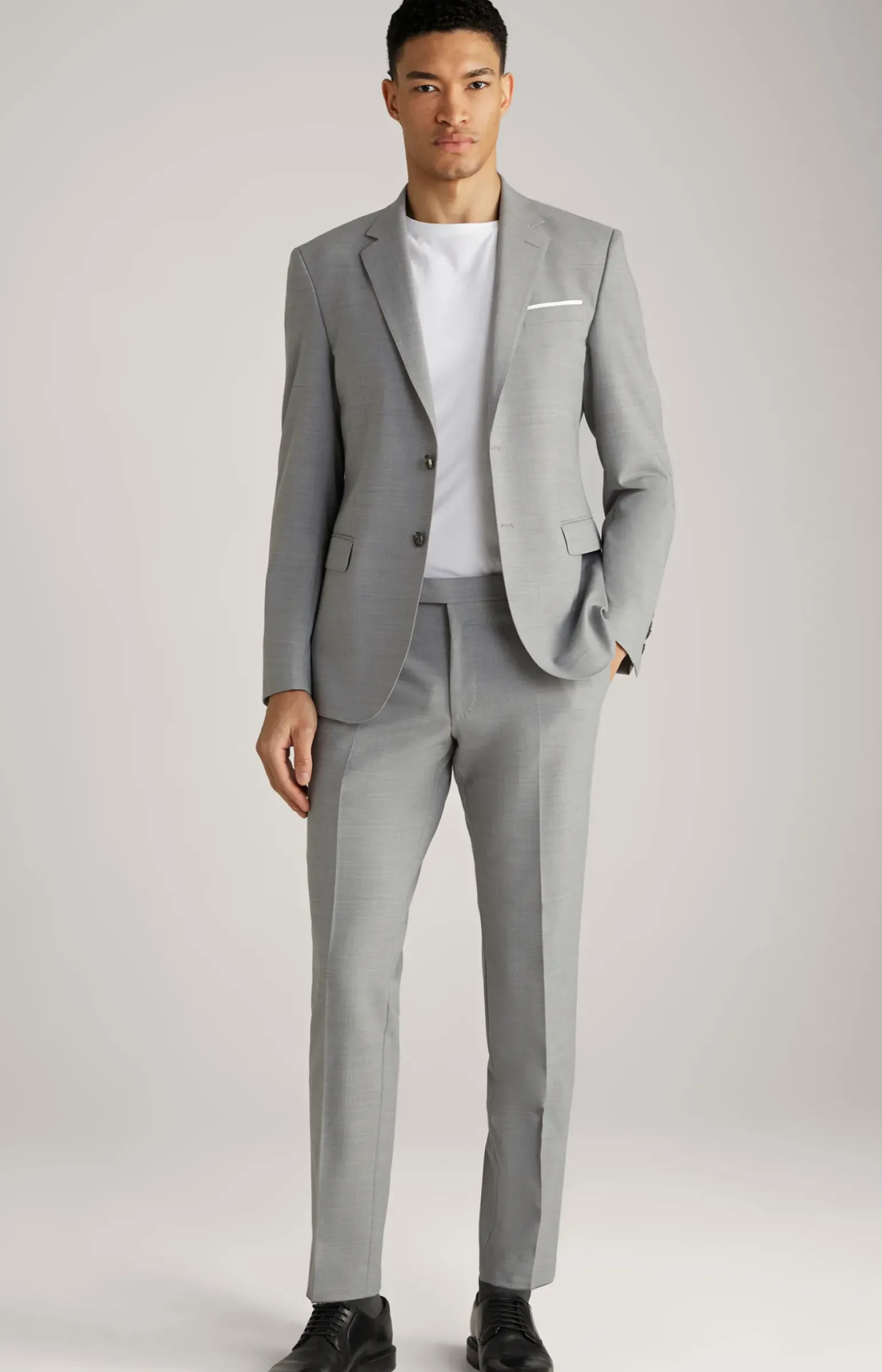 Baukasten-Hose Blayr in Grau strukturiert