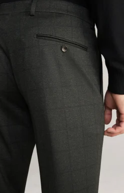 Baukasten-Hose Blayr in Grün kariert