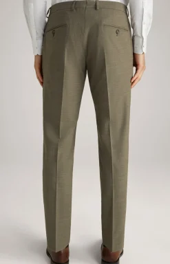 Baukasten-Hose Blayr in Olivgrün strukturiert