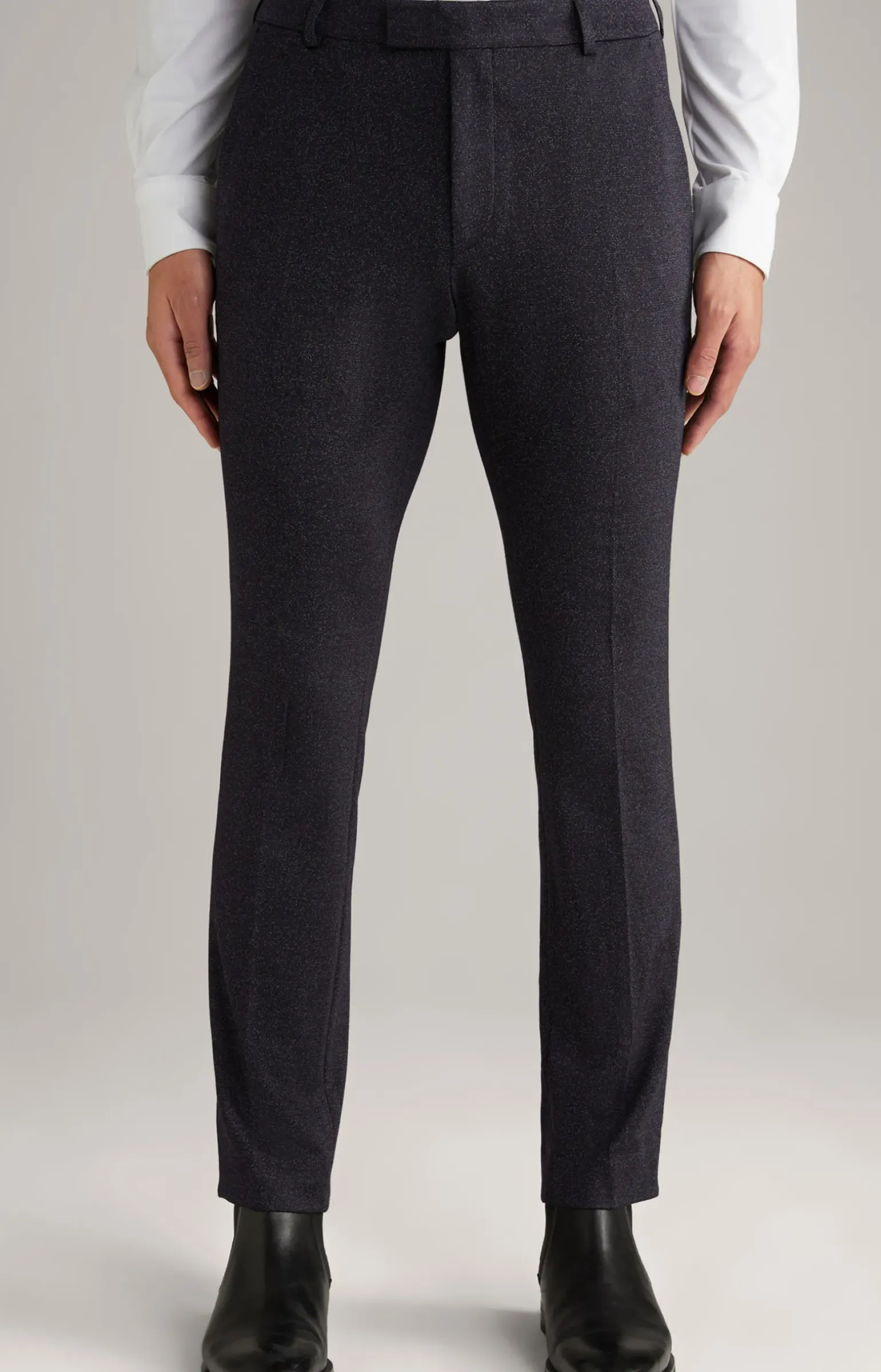 Baukasten-Hose Gun in Dunkelblau meliert