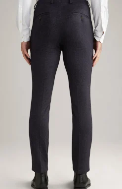 Baukasten-Hose Gun in Dunkelblau meliert