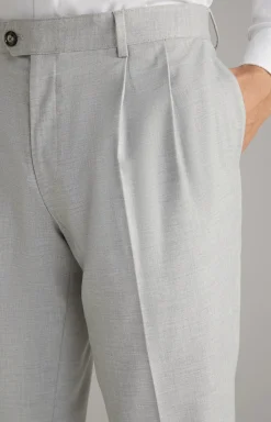 Baukasten-Hose Randar in Hellgrau meliert