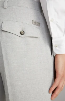 Baukasten-Hose Randar in Hellgrau meliert