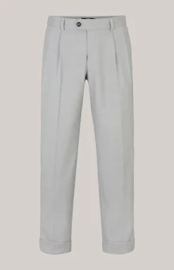 Baukasten-Hose Randar in Hellgrau meliert