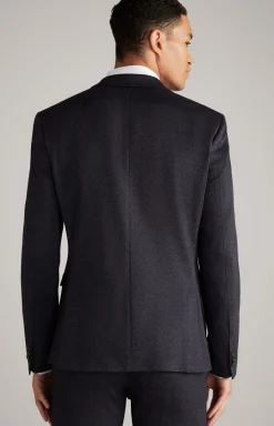 Baukasten-Sakko Damon in Dunkelblau meliert