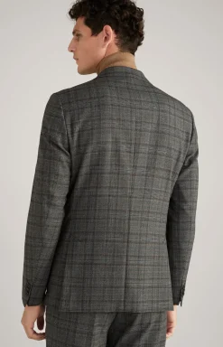 Baukasten-Sakko Dash in Grau kariert