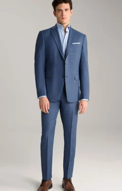 Baukasten-Sakko Finch in Dunkelblau strukturiert