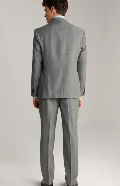 Baukasten-Sakko Finch in Grau strukturiert