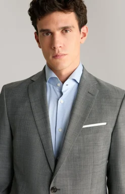 Baukasten-Sakko Finch in Grau strukturiert