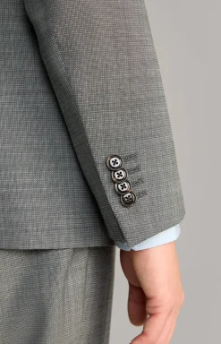 Baukasten-Sakko Finch in Grau strukturiert