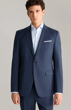 Baukasten-Sakko Finch in Navy strukturiert