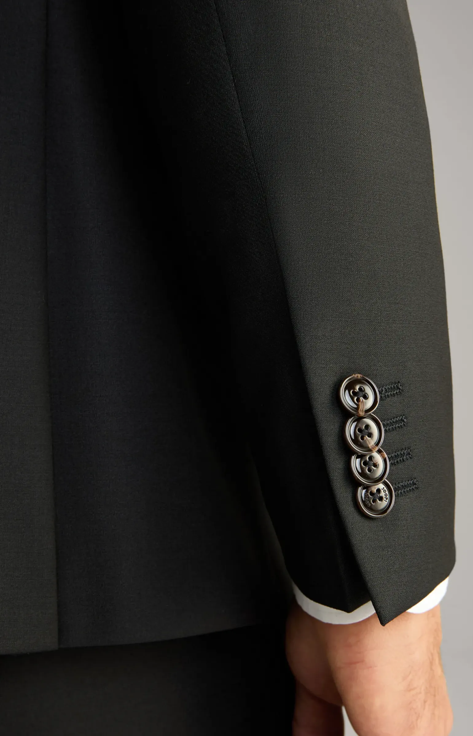 Baukasten-Sakko Finch in Schwarz