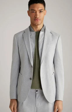 Baukasten-Sakko Harco in Hellgrau meliert