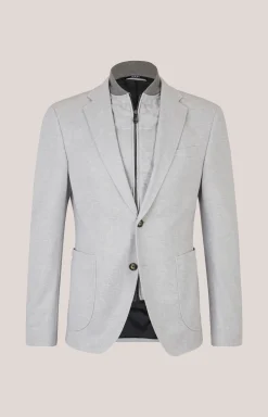 Baukasten-Sakko Harco in Hellgrau meliert