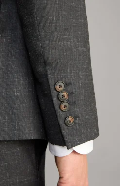 Baukasten-Sakko Herby in Anthrazit meliert