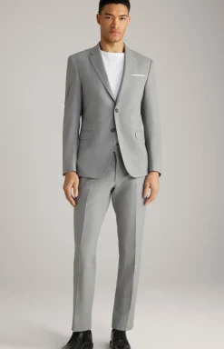 Baukasten-Sakko Herby in Grau strukturiert