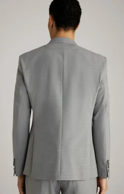 Baukasten-Sakko Herby in Grau strukturiert